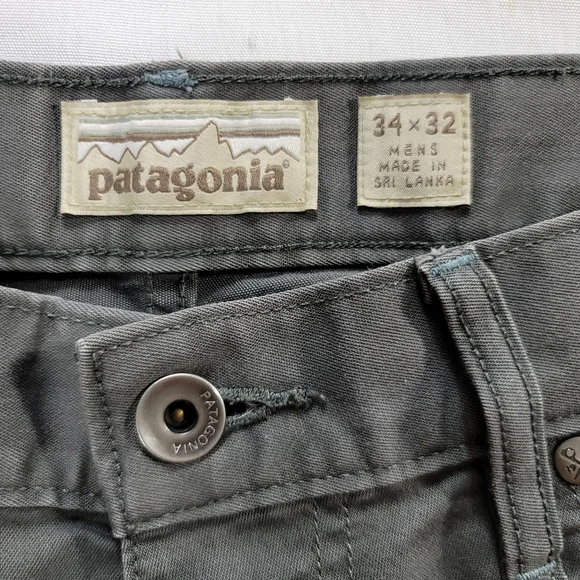 Patagonia Iron Clad Performance Twill Jeans Reg Straight Forge Grey Men's 34x32 - Picture 6 of 14